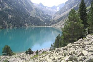 Le lac de Gaube avec au fond le Vignemale