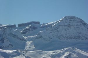 Brche de Roland et le Taillon vus depuis le sommet du Soum Braqu