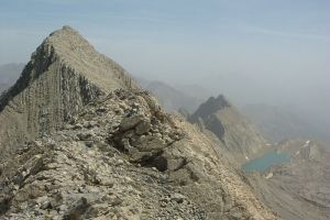 Grand Astazou et lac Glac depuis le Petit Astazou