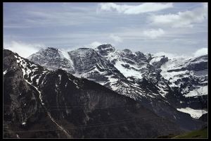 Cirque de Gavarnie depuis le plateau de Saugu