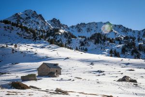 Cabane d'Aygues Cluses en janvier 2007