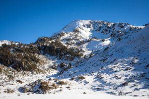 Pic d'Aygues Cluses depuis la cabane d'Aygues Cluses