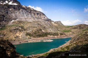 Au dessus du lac des Gloriettes