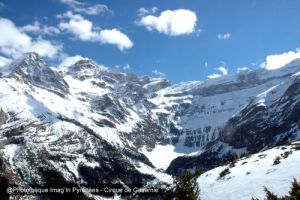 cirque de Gavarnie en hiver