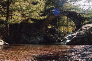 Plage sous un pont Gnois