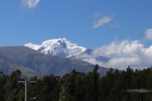 Volcan Cayambe depuis la Esperanza