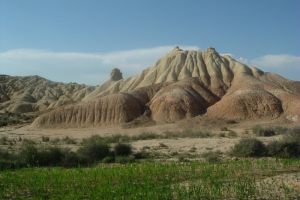 Bardenas Reales et son relief sculpt par l'eau de pluie