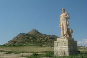 Bardenas Reales : monument du Pastor Bardenero