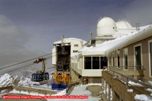 Pic du Midi de Bigorre : arrive du tlphrique