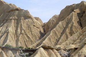 Travail de l'rosion dans le dsert des Bardenas