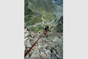 Ossau, descente en rappel