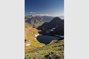 Lac d'Oncet depuis la piste qui monte au pic