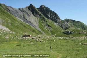 Cabane de Bonaris en juillet 2008