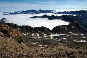 Nuages sur le cirque d'Estaub