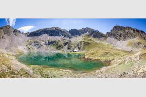 Panoramique au lac de Maucapra