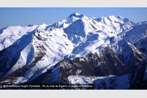 Pic du Midi de Bigorre depuis le Cabaliros