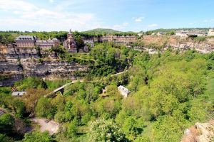 Dbut de la randonne au trou de Bozouls