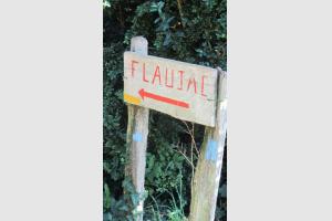 Randonnée VTT : Abbaye de Bonneval depuis Espalion  PR allant au village de Flaujac, Aveyron, Vallée du Lot