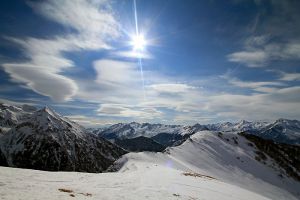 Balade dans la neige  Hautacam