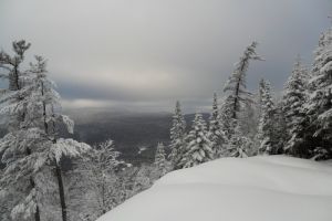 Un jour d'hiver sur La Vache noire