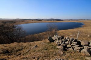 Point de vue sur le lac de Saint Andol