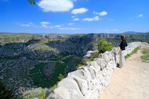 Cirque de Navacelles depuis la terrasse de Baume Auriol