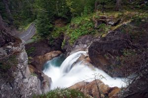 Cascade du Cerisey vue d'en haut