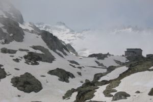 En arrivant au refuge de Migoulou