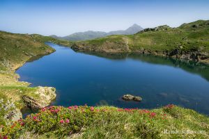 Lac de Bassias depuis Hautacam
