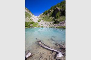 Vue sur le lac de la Douche
