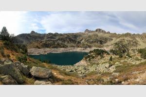 Panoramique au lac de Grziolles