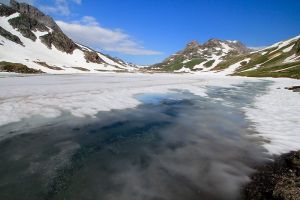 Lac Rond sous la neige