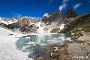 Arrive au lac des Braudes