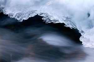 Sculpture de glace dans les Pyrnes