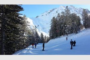 Ski sur la station de Barges-La Mongie