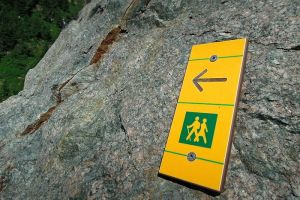 Randonneurs, sentier de randonne