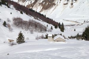 Pont de la Gaubie sous la neige