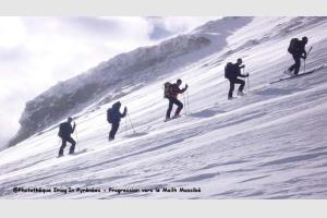 Progression vers le Mailh Massib