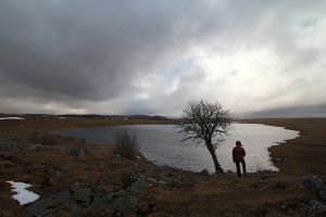 Test de matriel au lac de Saint Andol en Lozre