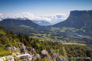 Panorama depuis la pointe de la Cochette