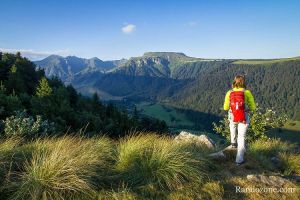 Vue sur les sommets du massif du Sancy