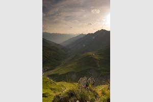 Coucher de soleil au col du Tourmalet
