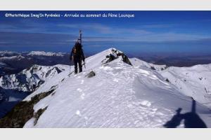 Au sommet du Pne Lounque