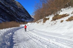 La descente au soleil
