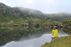 Pause au bord du lac des Aires