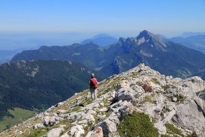 Au bout de la crte de Chamechaude