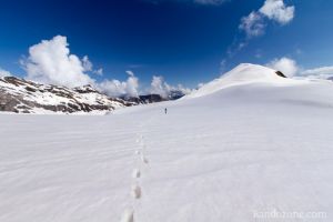 Pic de Tentes sous la neige
