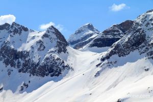 Casque du Marbor depuis le col de Tentes
