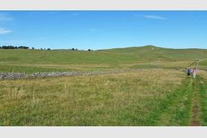 Randonneurs sur GR65