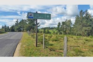 Route sur l'Aubrac, pour le retour